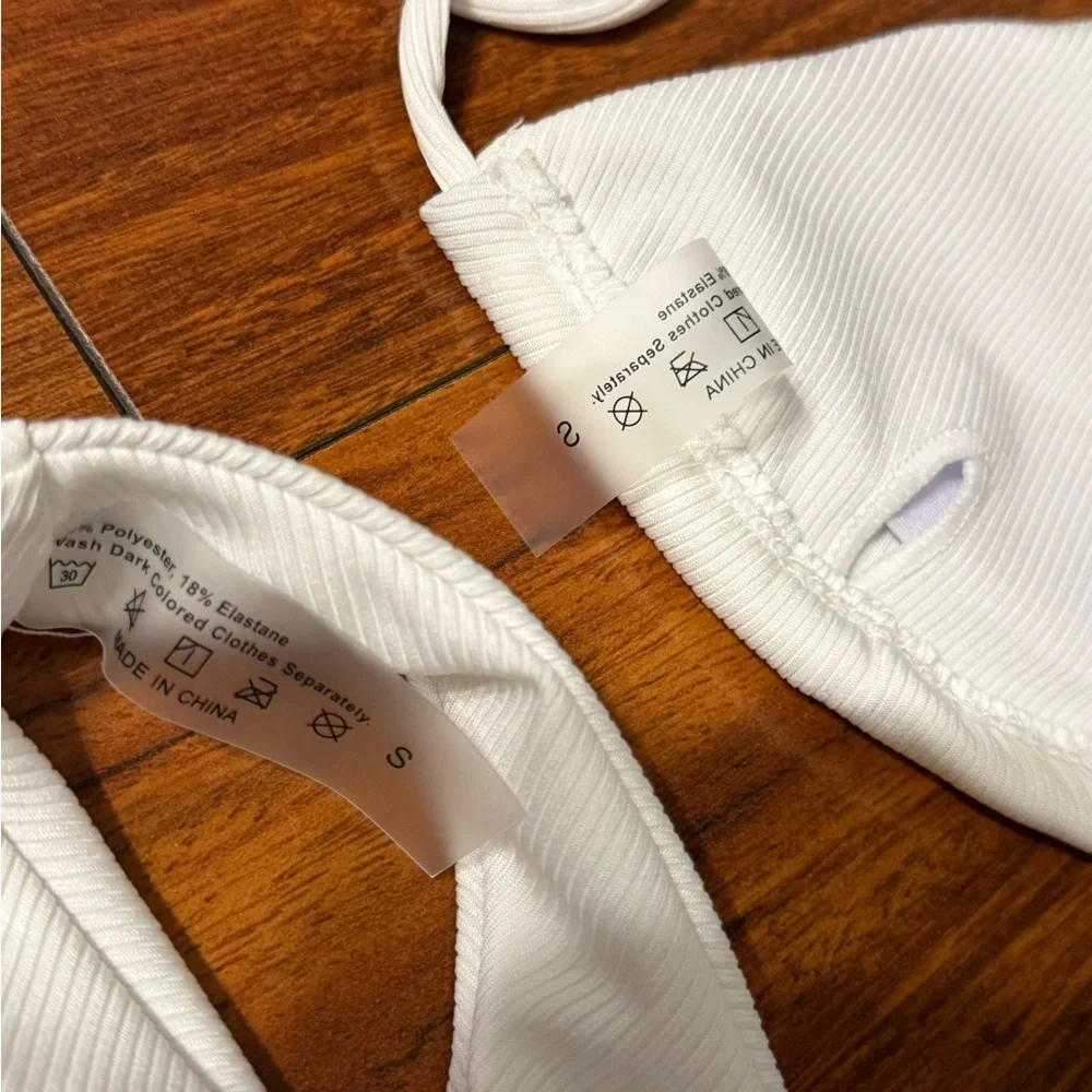 NWT Elegant White Bikini Set - Picture 4 of 5